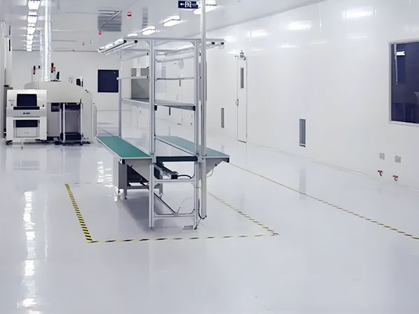 Design and construction of electronic chip clean room